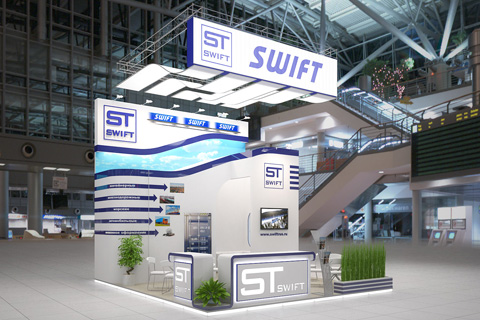 Стенд компании «SWIFT», выставка ТрансРоссия, 2013