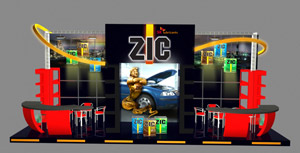 Стенд компании ZIC «Мотор Шоу», 2010