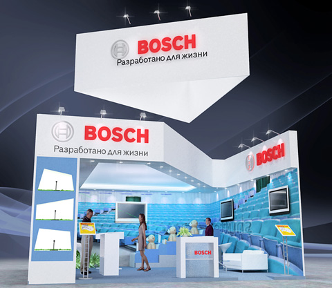 Стенд компании «Bosch», Выставка «ISR», 2012