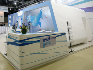 Стенд компании «PTI», выставка Новая электроника, 2013