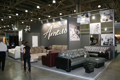 Стенд компании Ателье Мебельная Мода Специализированная выставка-ярмарка мебели, 2010